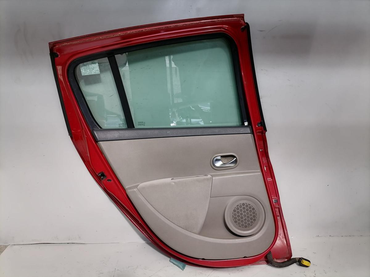 Renault Clio 3 original T&uuml;r hinten links TEB76 red of fire Bj.2006